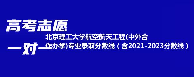 2023北京理工大学航空航天工程(中外合作办学)专业录取分数线